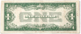 A 1928A FR #1601 One Dollar Silver Certificate in fine condition for sale by Brandywine General Store Reverse of bill