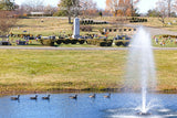 An original premium quality Civil War art print of Geese and Water Fountain at Stonewall Cemetery beside Manassas National Battlefield Park for sale by Brandywine General Store
