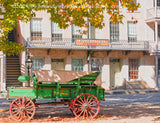 horse pulled wagon in Harpers Ferry WV art print by brandywine general store