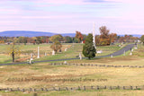 An original premium quality art print of Looking Towards the High Water Mark of the Confederacy during the Battle of Gettysburg for sale by Brandywine General Store