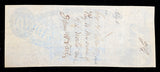 An obsolete ten dollar bill from the Central Mining Company in Eagle Harbor Michigan issued December 30, 1865 for sale by Brandywine General Store reverse of note