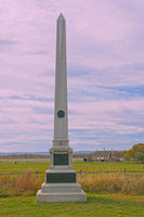 An original premium quality art print of the Minnesota 1st Regular Volunteers Monument and Cordori Barn for sale by Brandywine General Store