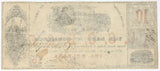 Obsolete Money from the United States College of Business and Finance at New Haven CT in the amount of ten dollars from 1860s for sale by Brandywine General Store reverse showing Counterfeit in old script