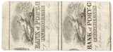 An obsolete Civil War train note issued by the New Orleans, Jackson and Great Northern Railroad in 1861 from New Orleans for sale by Brandywine General Store Reverse