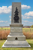 An original premium quality art print of the New York 82nd Infantry monument on Cemetery Ridge in Gettysburg Military Park for sale by Brandywine General Store
