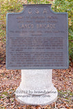 An original premium quality art print of North Carolina Infantry Lane's Brigade Marker on Seminary Ridge in Gettysburg Military Park for sale by Brandywine General Store