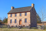 An original premium quality art print of the Old Stone House a Close Side View in Manassas Battlefield Park for sale by Brandywine General Store