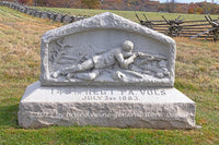 Pennsylvania 149th Regiment Volunteers monument in Gettysburg Military Park art print