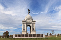 An original premium quality art print of Pennsylvania Monument Looking Towards the Angle and Copse of Trees in Gettysburg for sale by Brandywine General Store