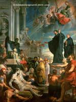 An archival premium quality art print of The Miracles of St. Francis Xavier painted by Peter Paul Rubens in 1617 or 1618 for sale by Brandywine General Store