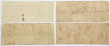A set of four Prince Edward county change notes .75, .50. .15 and .10 cents issued June 10, 1862 for sale by Brandywine General Store reverse side of notes