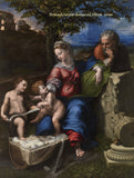 An archival premium quality art print of The Holy Family below the Oak painted by Raphael in 1518 - 1520 for sale by Brandywine General Store