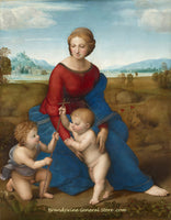 An archival premium Quality art Print of the Madonna of the Meadow painted by Raphael in 1506 for sale by Brandywine General Store