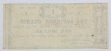 A one dollar The Southern Change obsolete private scrip issued March 1, 1862 from Richmond Virginia for sale by Brandywine General Store reverse of note