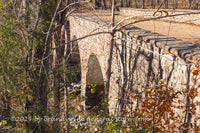 An original premium quality Civil War art print of Stone Bridge Hidden in Brush at Manassas Battlefield National Park for sale by Brandywine General Store