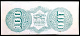 A T-49 obsolete Lucy Pickens one hundred dollar bill issued in 1862 by the southern Central Government during the Civil War reverse of bill