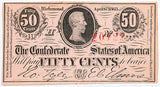 T-63 Fifty Cents Obsolete Civil War Issue 1863 PF-03