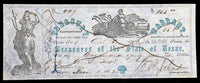 An obsolete Texas civil war Treasury Warrant for Military Service in amount of 155.00 dated 1861 for sale by Brandywine General Store in AU condition