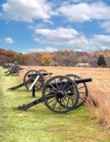 An original premium quality art print of Union Cannon on Cemetery Ridge in Gettysburg Military Park for sale by Brandywine General Store