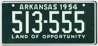 1954 toy wheaties license plate used in their cereal promotion