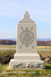 art print of Rhode Island Battery A Arnold's 1st artillery monument in Gettysburg