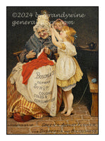 art print of Boschee's German Cough syrup from an antique ad