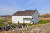 art print of Bryan Barn in Gettysburg National Military park