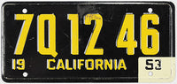 195 California Wheaties toy license plate used for cereal promotion