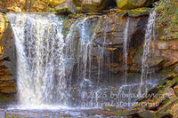 art print of close view of Elakala Falls on Shays Run Blackwater Falls WV state park