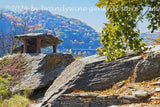 art print of Jefferson Rock and other Rocks in Harpers Ferry WV