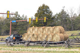art print of load of hay at intersection of Lee Highway at the stone house in Manassas battlefield
