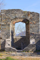 art print of looking through the ruins of St. John's Church in Harpers Ferry WV
