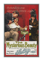 art print of 19114 movie poster The Mysterious Beauty with man in dentist's chair