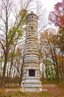 art print of 1st NJ Brigade monument in Gettysburg National Military Park