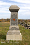 art print of Pennsylvania 99th Volunteers monument in Gettysburg national park
