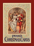 art print of antique ad for Prang's Christmas cards with Shakespeare actors