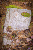 art print of tombstone shaped rock on top of Spruce Knob mountain in WV