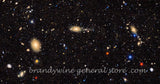 art print of the southern region of the Virgo Cluster art print