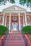 art print of front entry way and steps of WV Governor's mansion in Chraleston