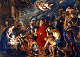 An archival premium Quality Religious Art Print of the Adoration of the Magi by Peter Paul Rubens for sale by Brandywine General Store