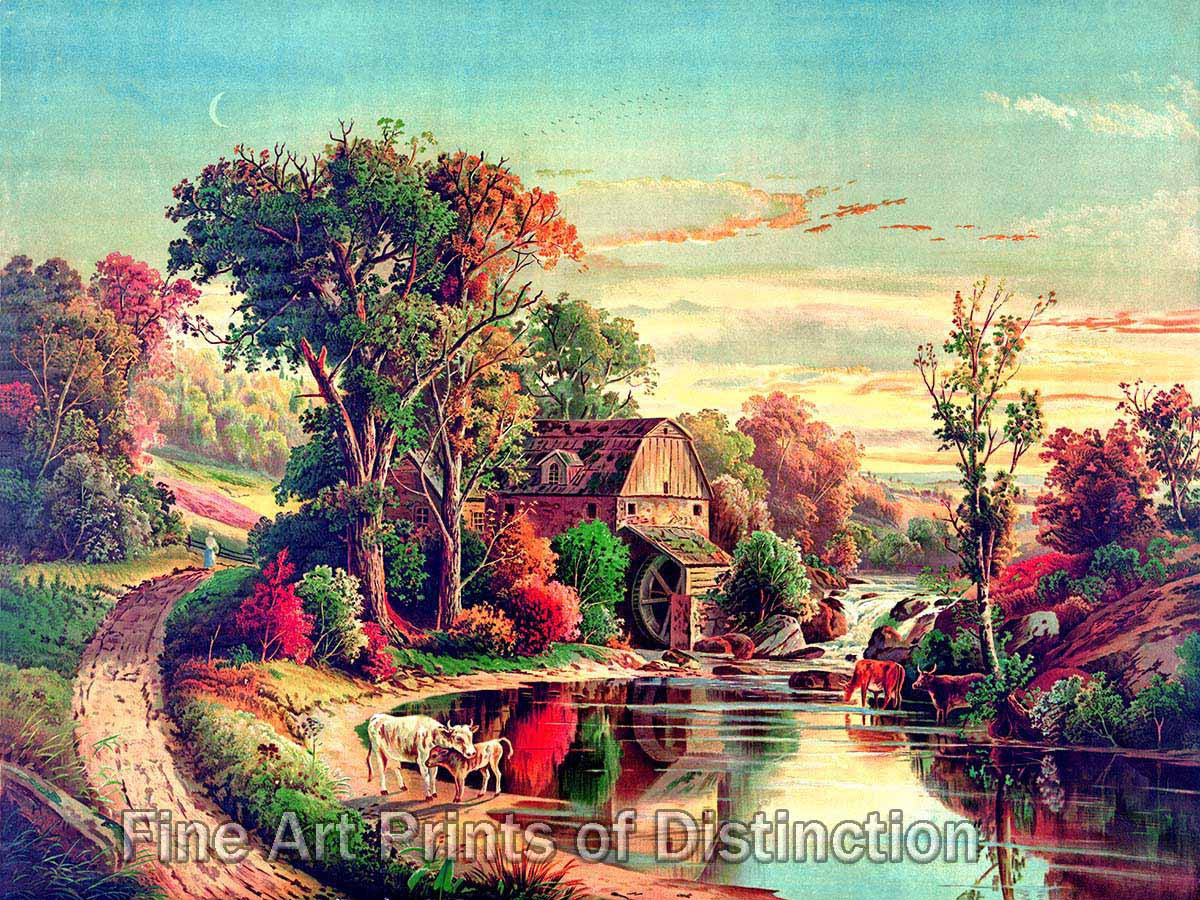An archival premium quality art print of the Greenbrier River for sale by Brandywine General Store