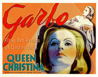 Queen Christina Movie Poster starring Greta Garbo