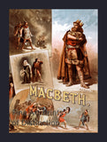 Theater Poster for Macbeth by William Shakespeare