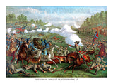An archival premium Quality art print of the Civil War Battle of Opequon Creek or Winchester, fought September 19, 1864 for sale by Brandywine General Store.