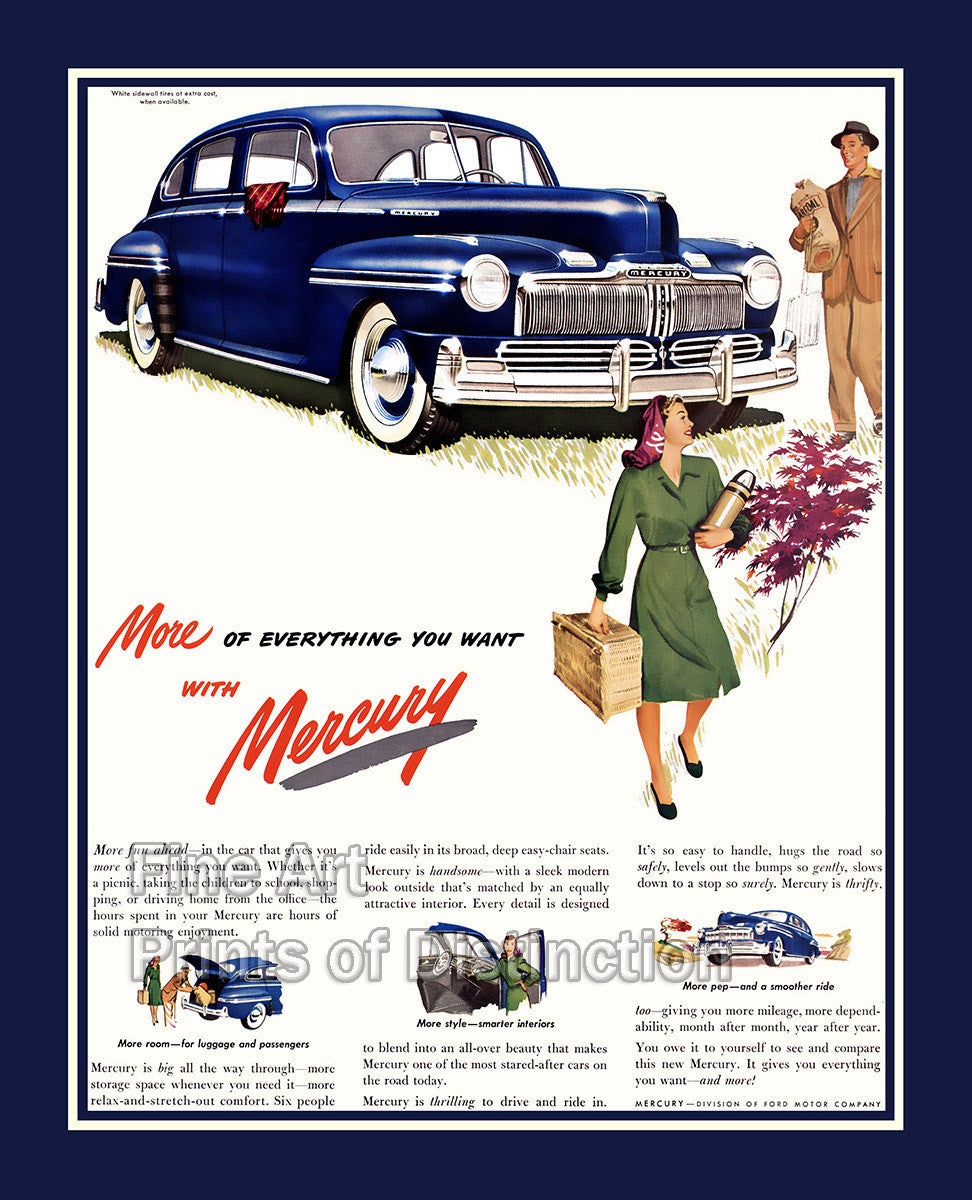 1947 Four Door Ford Mercury Eight