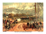 An archival premium quality Civil War art print of the Battle of Kennesaw Mountain for sale by Brandywine General Store