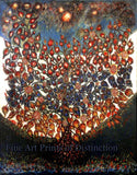 An archival premium quality folk art Print of The Tree of Life by Seraphine Louis for sale by Brandywine General Store