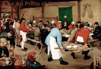 Peasant Wedding by Pieter Bruegel the Elder Art Print