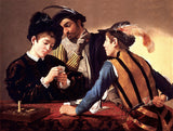 The Cardsharp by Caravaggio