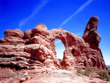 Arches Park the Window Formation at Park Avenue in Utah